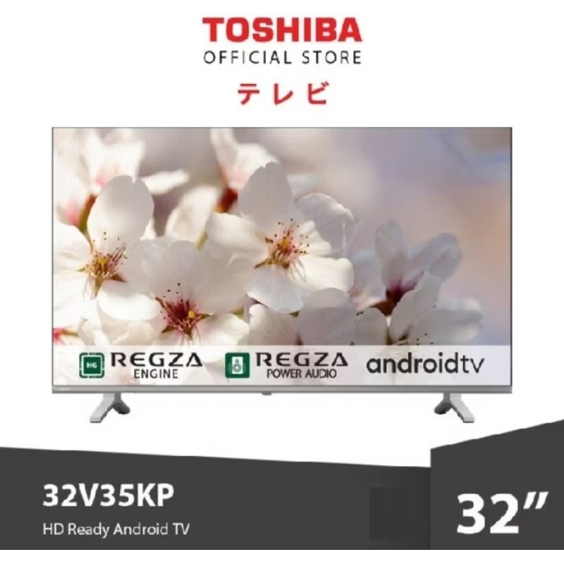 SMART Android TV LED Digital TOSHIBA 32" inchi 32V35KP