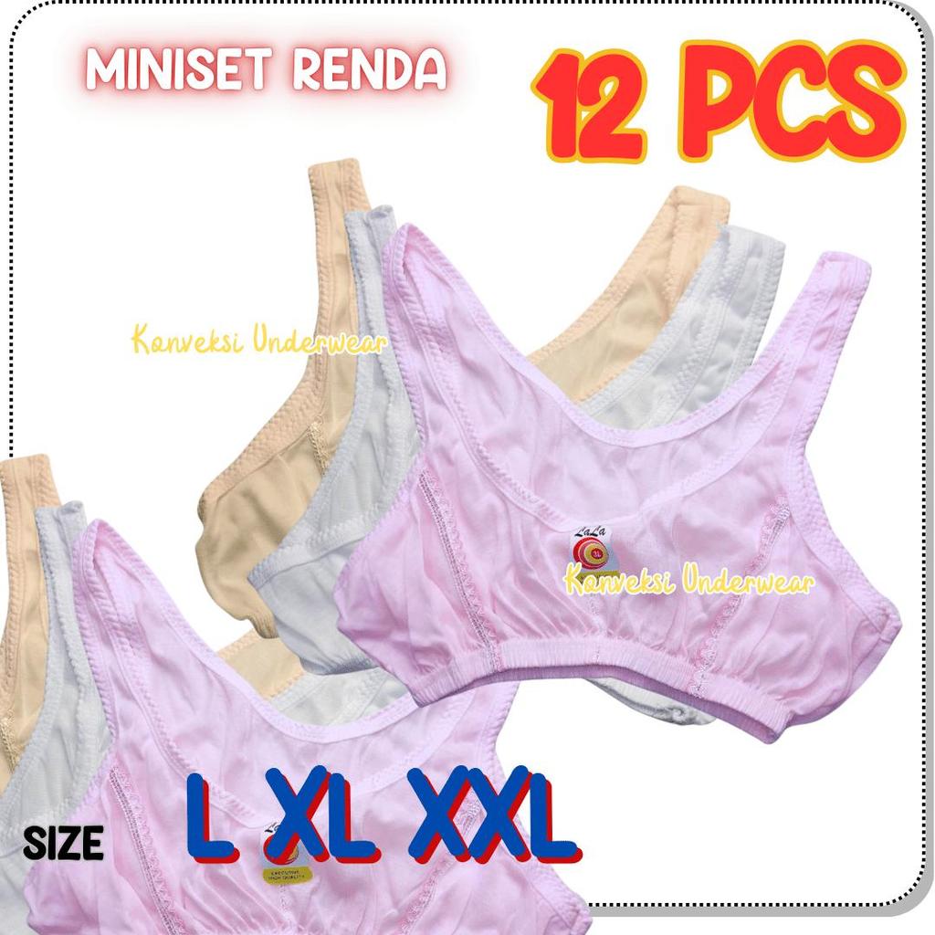 MURAH MERIAH 12 PCS MINISET BLUS ANAK BH BRA SMP SMA REMAJA DEWASA MURAH FASHION NYAMAN UNTUK RUMAHA