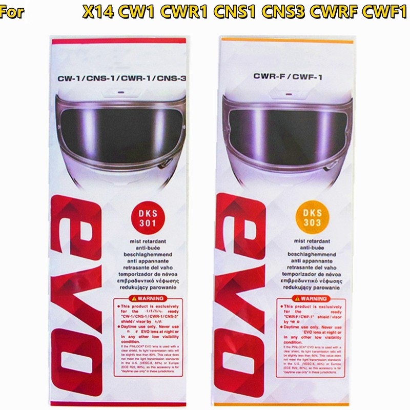 X14 Anti Fog Film for Helmet SHOEI CWF1 CW-1 S-1 S-3 CWRF CWR-1 X14 Anti Fog Film Sticker Motorcycle