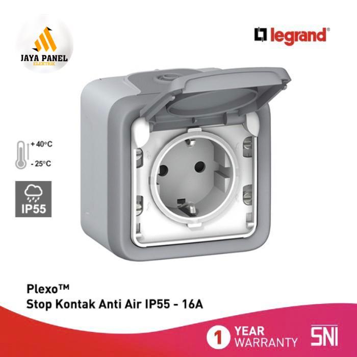 stop kontak waterproof legrand plexo