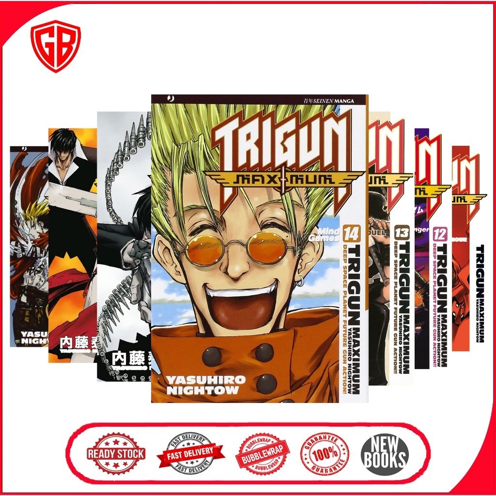 Komik Trigun Maximum (14 book series English)