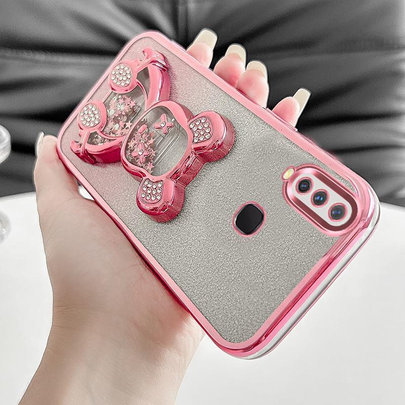 SoftCase Casing HP Lembut Silikon Case Casing Untuk Vivo Y12 VIVOY12 1904 1940 Berkilau Berlapis Han