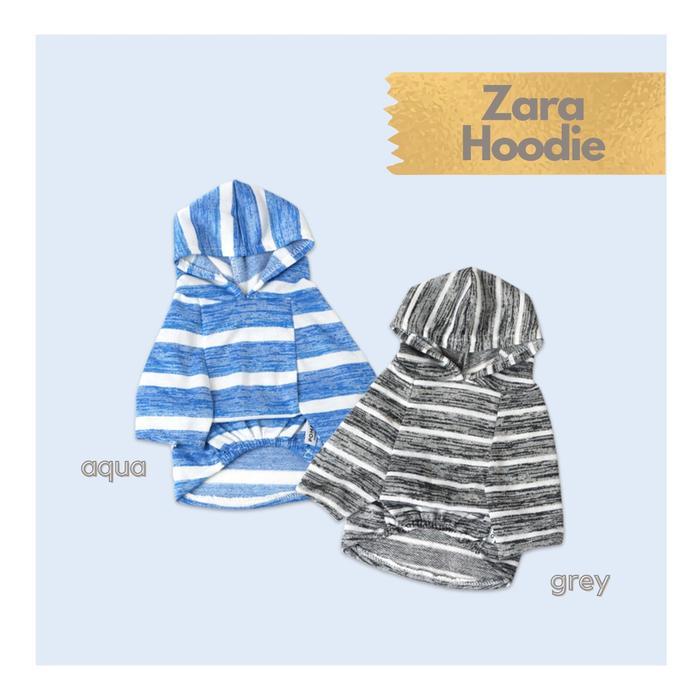 POMAPOO - Hoodie Kucing dan Hoodie Anjing Zara Hoodie - ZARA GREY, HOODIE - S