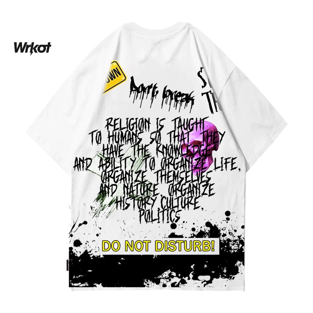 Workout Stretwear x Scribbles Kaos Oversize Original Workout Basic Politics