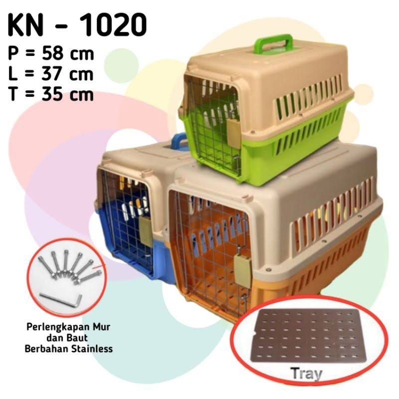 Pet Cargo Octagon KN-1020 / Pet Carrier / Kennel Box / Tas Anjing Kucing