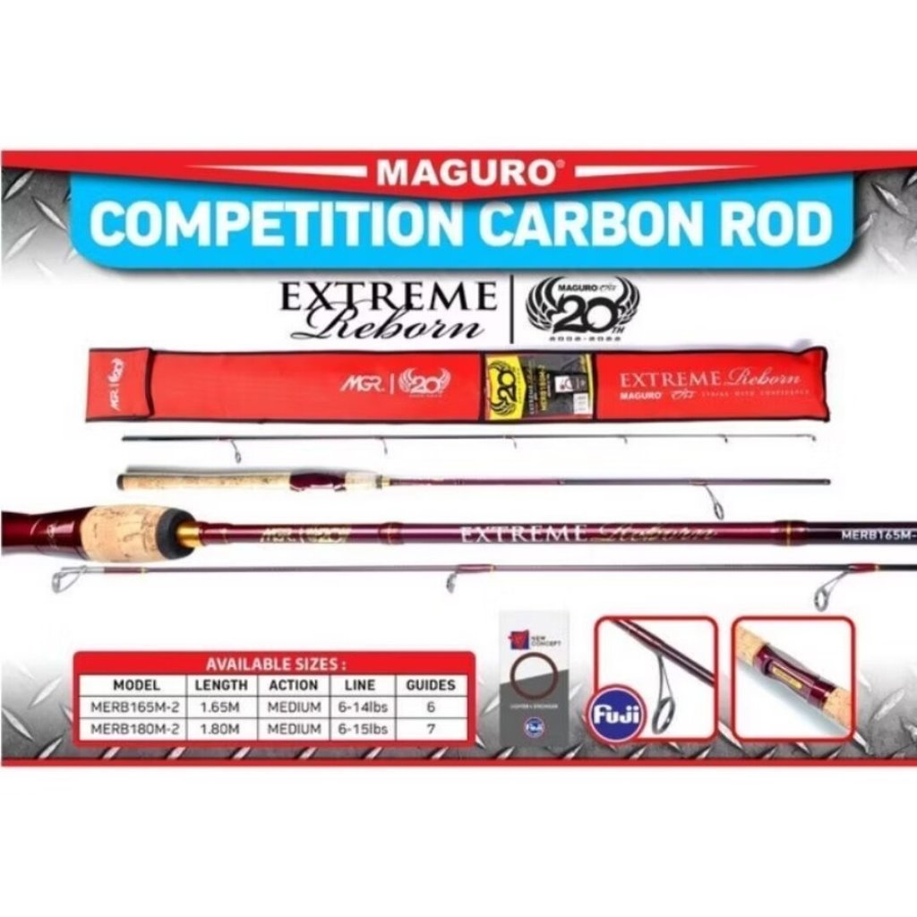 Joran Pancing Maguro Extreme Reborn Original Edisi 20th Maguro