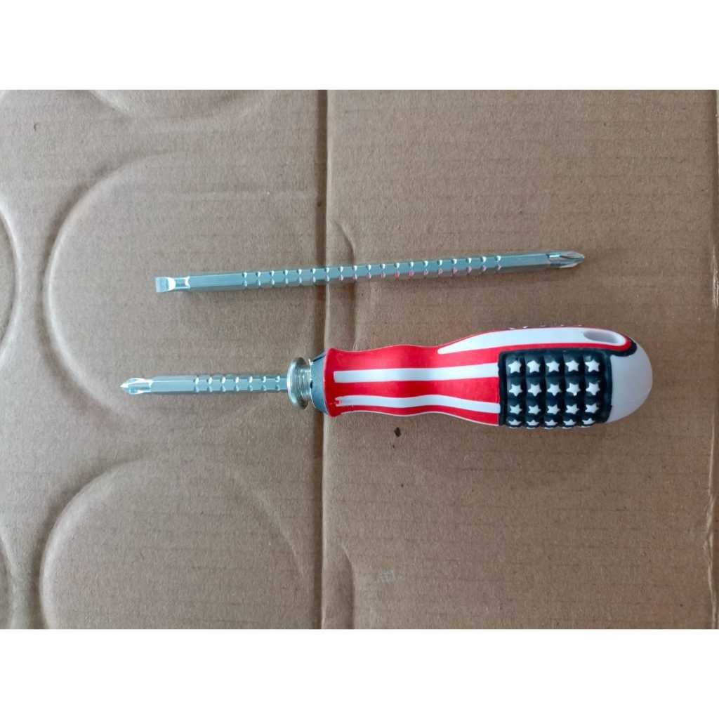 Obeng Bolak Balik - Obeng Amerika Multisize 4 Inch - 6 Inch - ABH