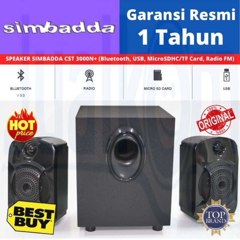 Speaker MURAH Original RUMAH KANTOR Simbadda cst3000n Komputer CST 3000N CST3000N CST 3000 sama sepe