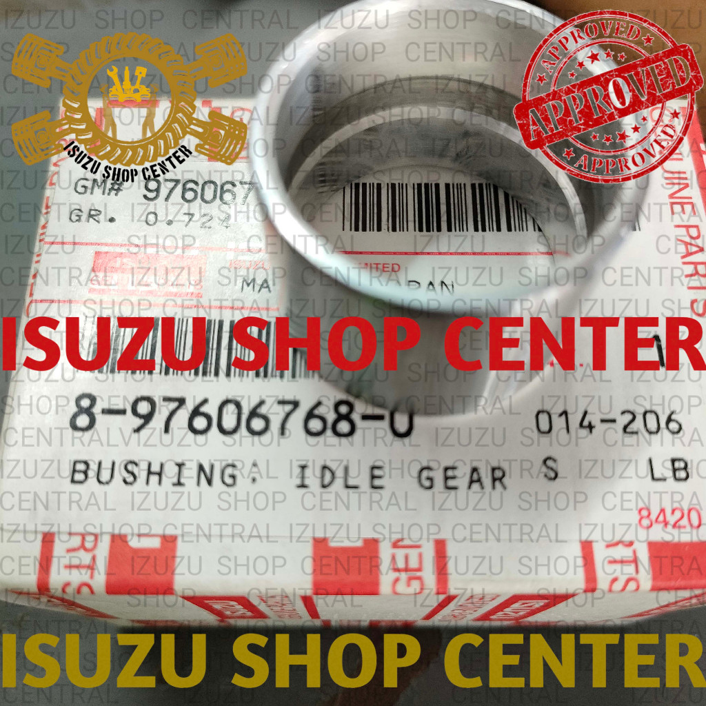 BUSHING BUSING BOS IDLE GEAR ISUZU NKR71 NKR 71 ORIGINAL GENUINE PART