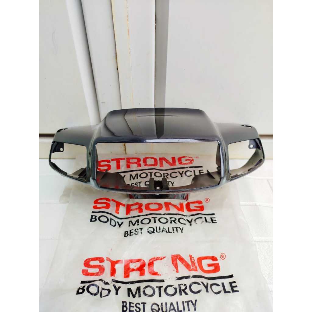 COVER BATOK TOTOK LAMPU DEPAN SUZUKI SATRIA 2TAK 2 TAK LUMBA WARNA HITAM ORIGINAL ORISINIL ORI STRON