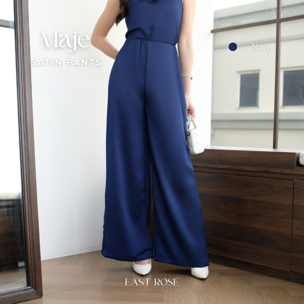 AANTOI SELLER [CELANA SAJA] Maje Satin Pants | Satin Pants | Celana Panjang Satin | Satin | Celana S