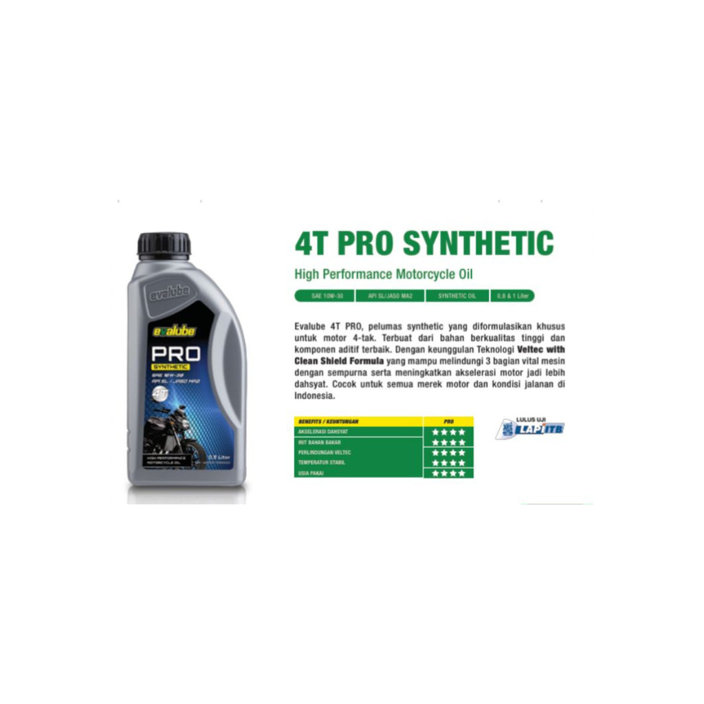 EVALUBE - 4T PRO SYNTHETIC
