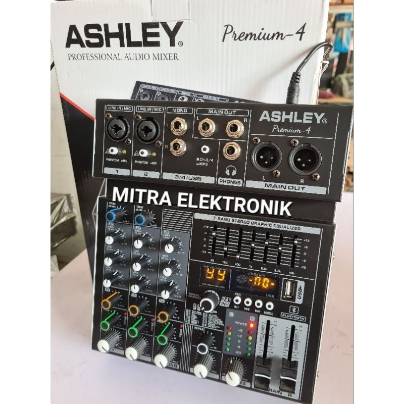 MIXER ASHLEY PREMIUM 4 ORIGINAL NEW MODEL Effect Digital Nyess