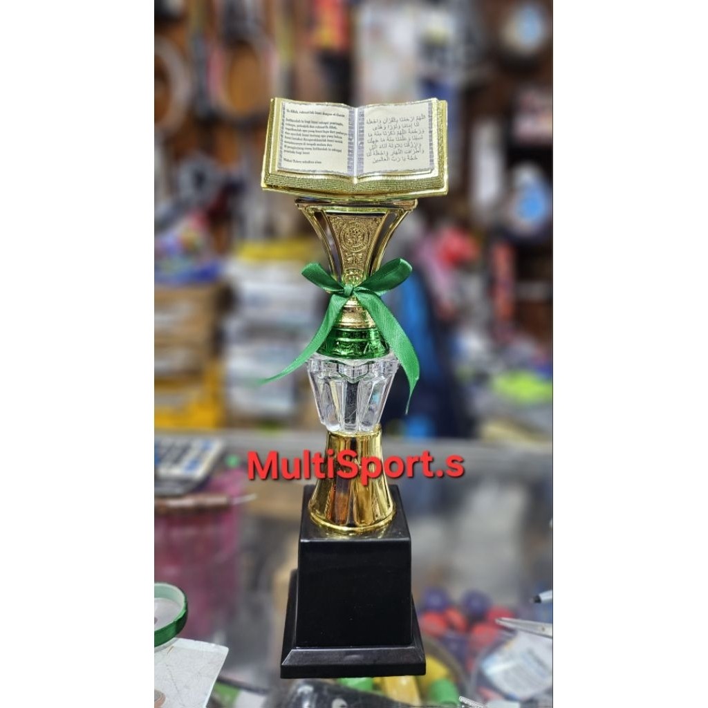 PIALA TROPHY BUKU AL-QUR'AN 36 CM 214 AL-QUR'AN.New
