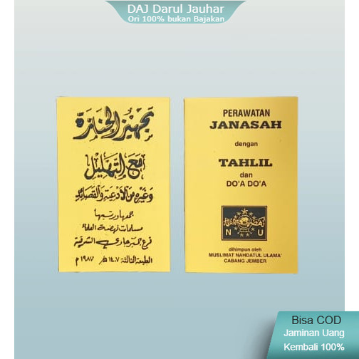 Buku tahlil nu/tahlil kuning | buku tahlil