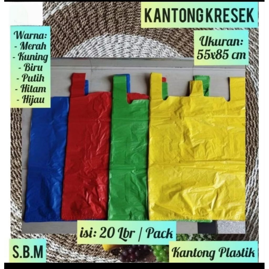 kantong Plastik Jumbo  kantong kresek 55x85