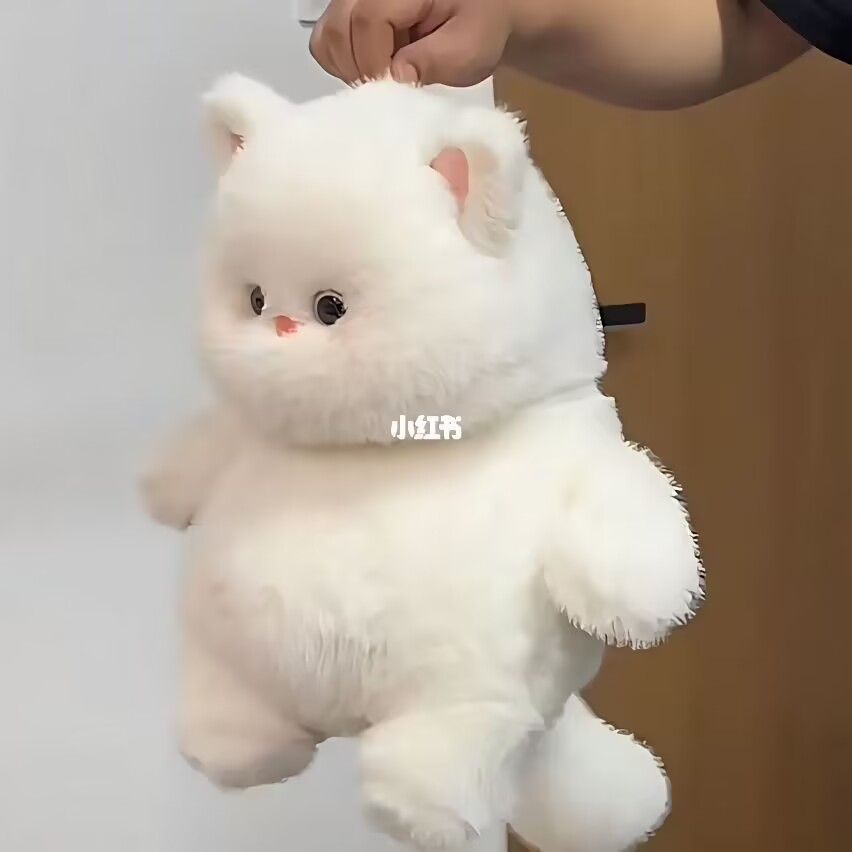 Boneka Plush Kucing Putih Hadiah Boneka Kreatif Boneka Kain Grosir Hadiah Mesin Cakar