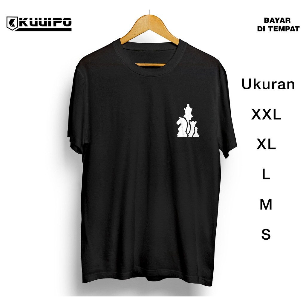 kaos catur keren / kaos cowok / baju catur / kaos murah