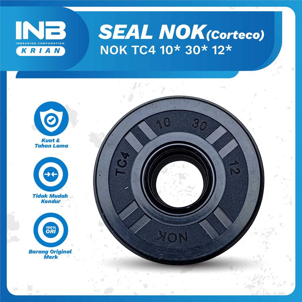 Seal TC4 10 30 12 NOK Seal Shock Belakang GL Pro MP Tiger Original NOK INB KRIAN