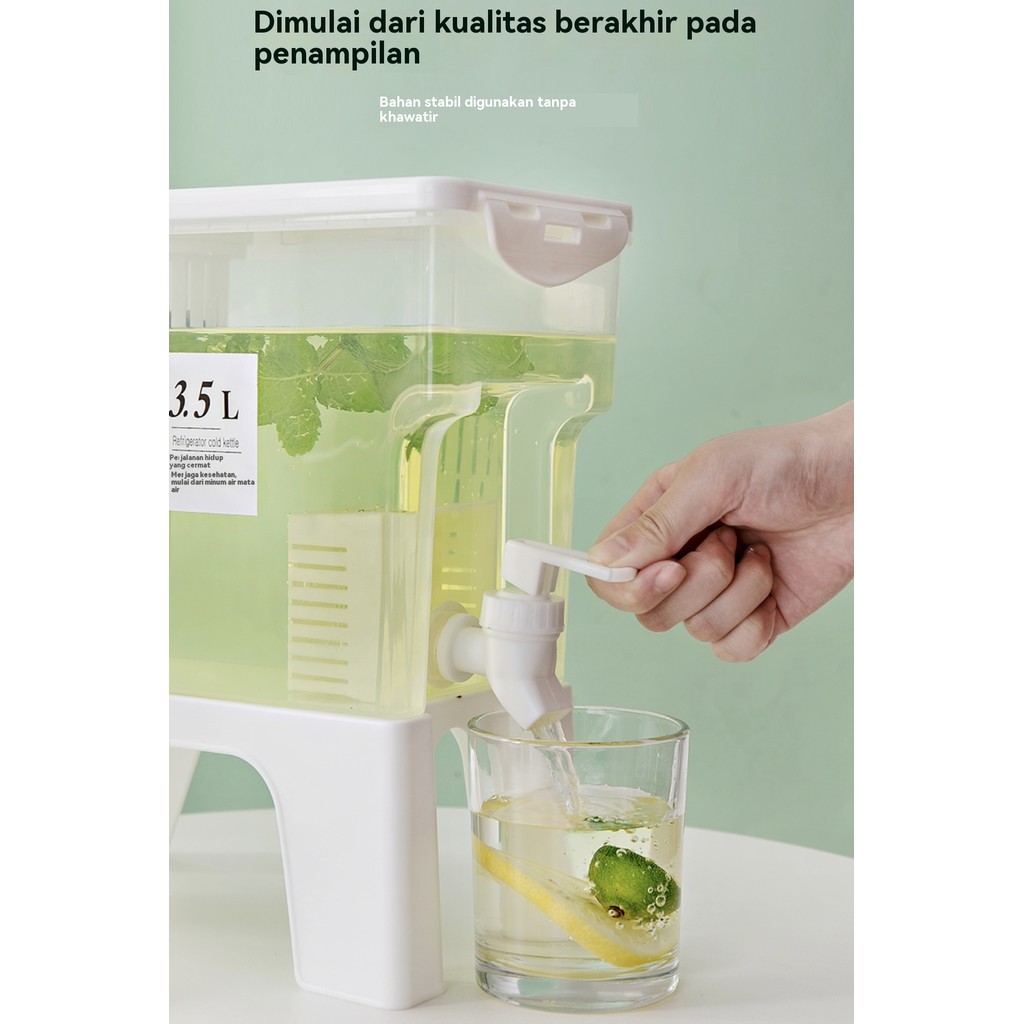 Dispenser jus 3.5L /6.5L Dispenser Air Minum Jus Juice Botol Minum Galon Kulkas/ Dispenser Air Mini 