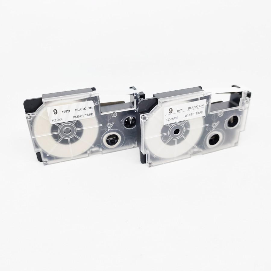 Label Tape 9mm 12mm 18mm for Casio EZ Label Printer KL-60 KL-100 KL-120 KL-200