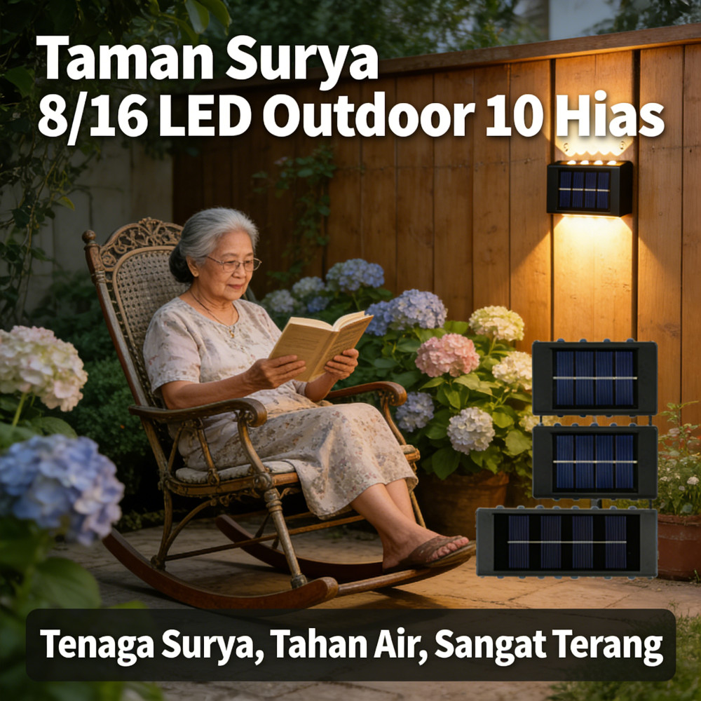 Outdoor LED Hias Surya 16 Taman