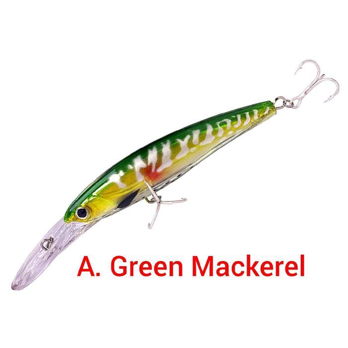 UMPAN MINNOW TROLLING 48GR - 14CM XRAP UMPAN TROLLING TENGGIRI | GT | MARLIN [UMHP20] - A