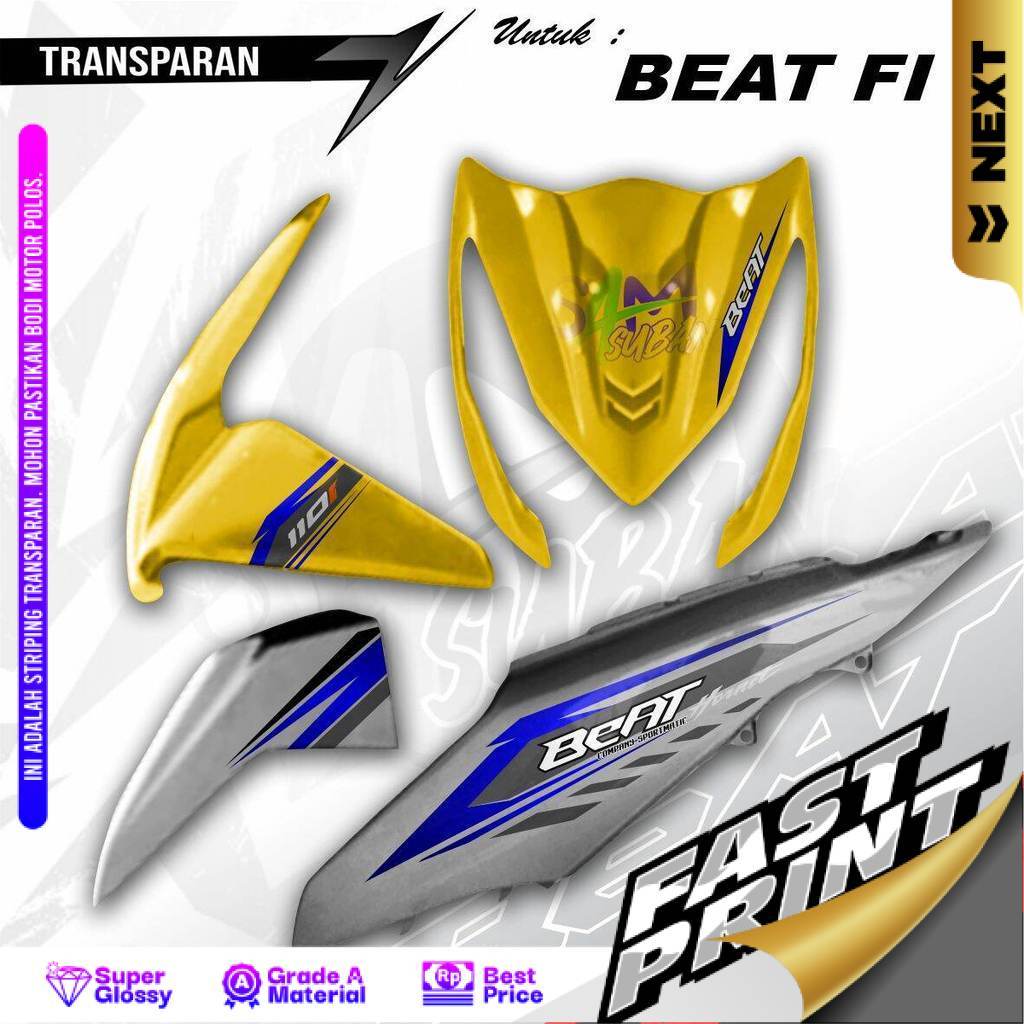 Striping Beat 2014 Motif Hornet Transparan
