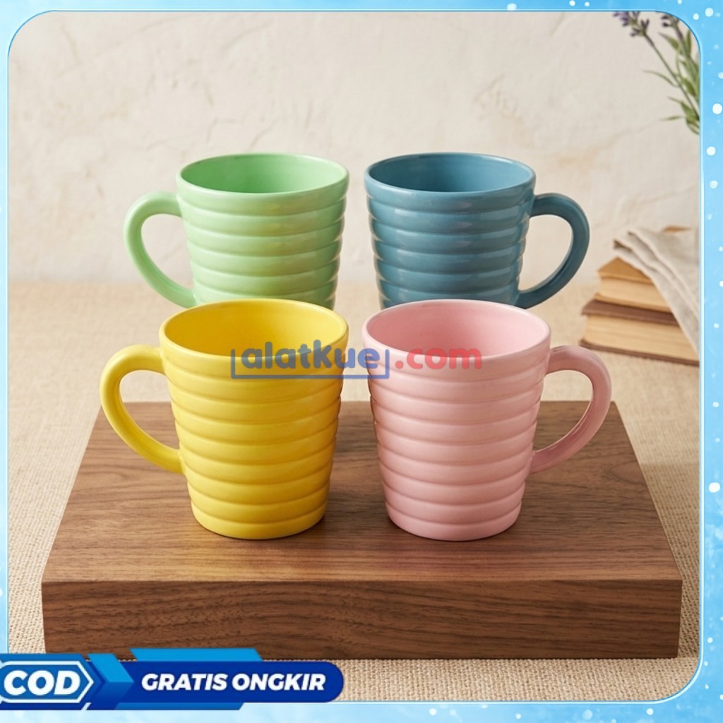 Gelas Plastik Retro Monochrome / Gelas Retro Aesthetic / Gelas Retro Pendek Plastik tebal