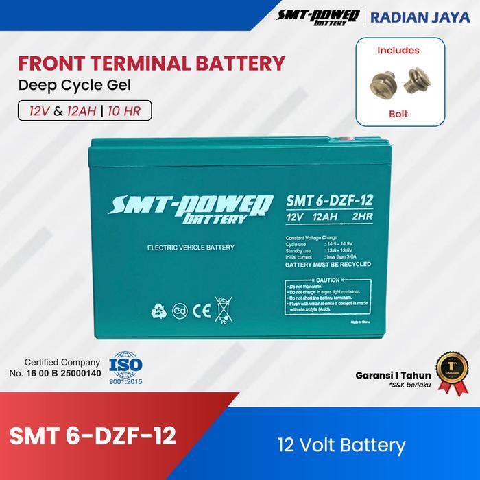 BATTERY 6DZF12 / AKI KERING DZF12 12V 12AH 2HR SMT 6-DZF-12