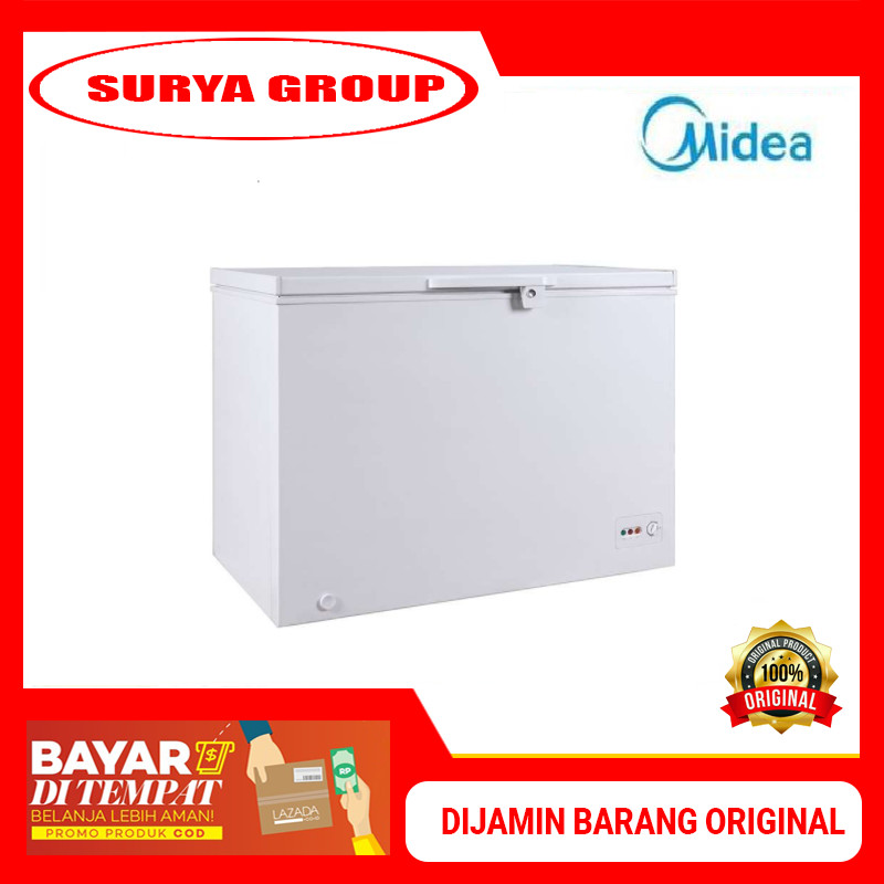 Chest Freezer MIDEA HS 258CK Freezer Box (200 Liter) - SELURUH INDONESIA