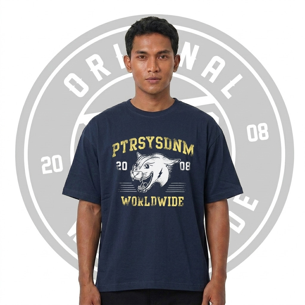 Peter Says Denim Tshirt - Panthera Navy