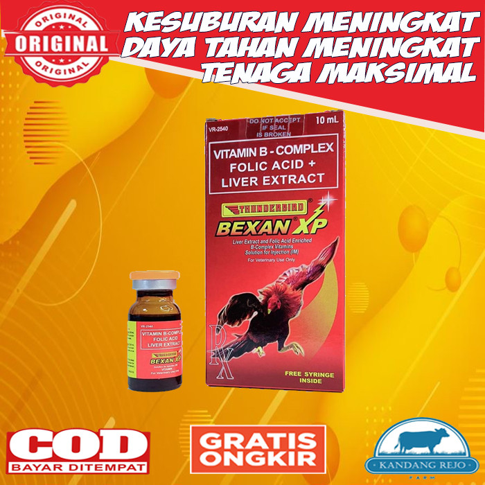 BEXAN XP 10 ML Vitamin Ayam Menambah Stamina Imun Isi 10 Ml