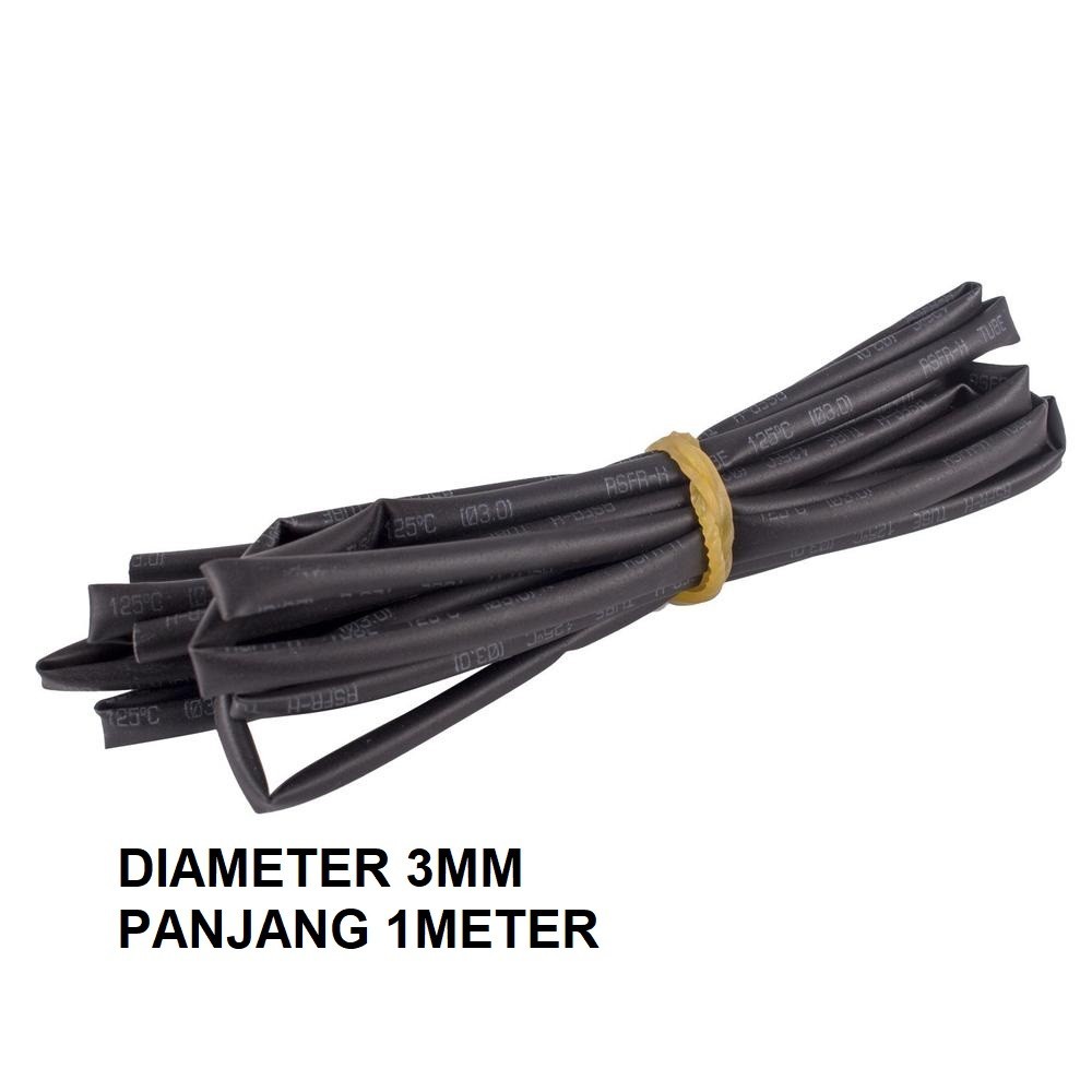 ISOLASI BAKAR 3MM-8MM HITAM