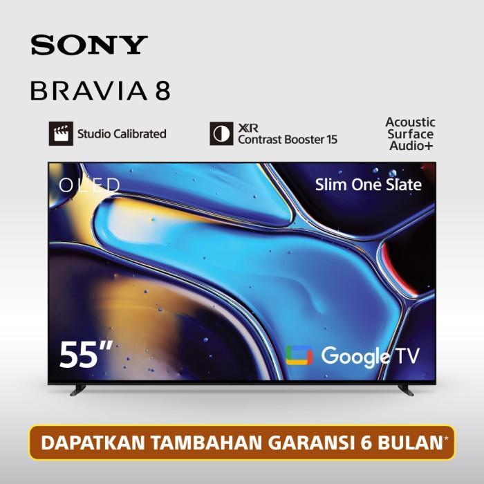 PROMO BIG SALE Sony | BRAVIA 8 55 Inch TV | OLED | 4K Ultra HD | HDR | Smart TV (Google TV) | 2024 M