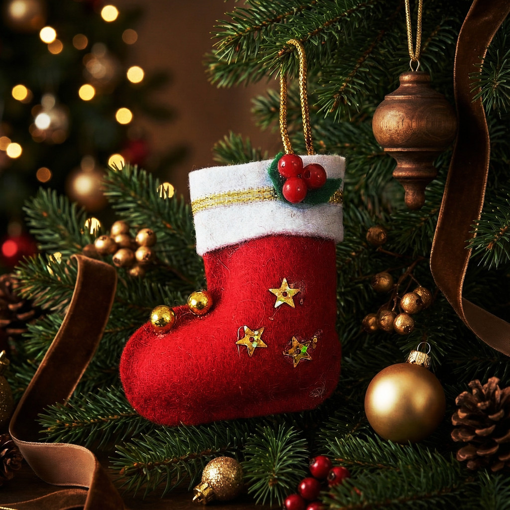 Gantungan Pohon Natal - Kaos Kaki Besar - SFO Semarang Official