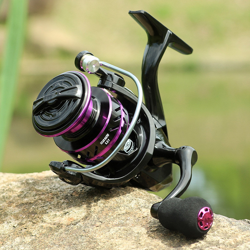 HD Lightweight Portable Fishing Reel Durable Metal Body Fishing Reel Fishing Gear Accessories