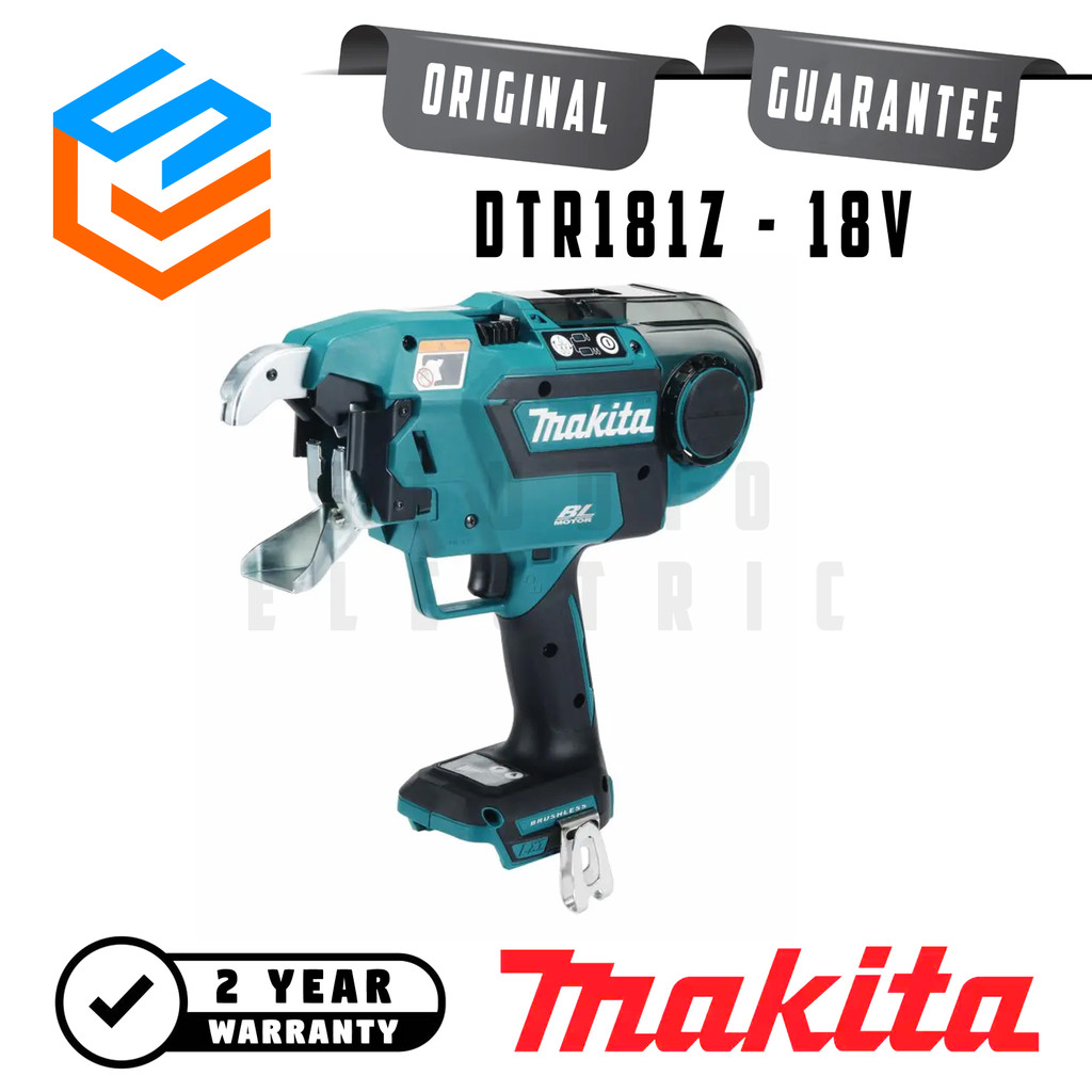 Makita Cordless Baterai Rebar Tying Tier Tool Mesin Pengikat Kawat 18V + Unit Only - DTR181Z