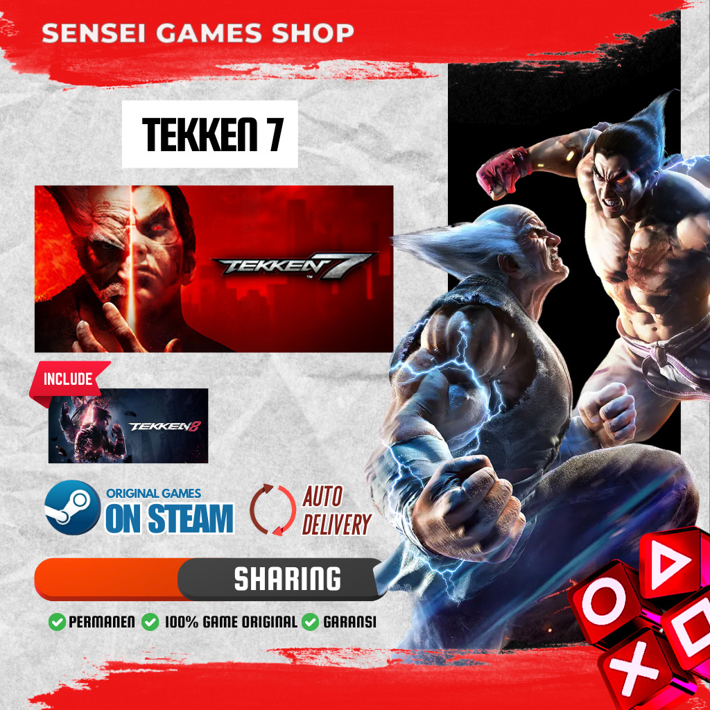 [BONUS GAME STEAM] Tekken 7 (Sharing With Tekken 8) / AUTO DELIVERY / STEAM / Game PC / Games Comput