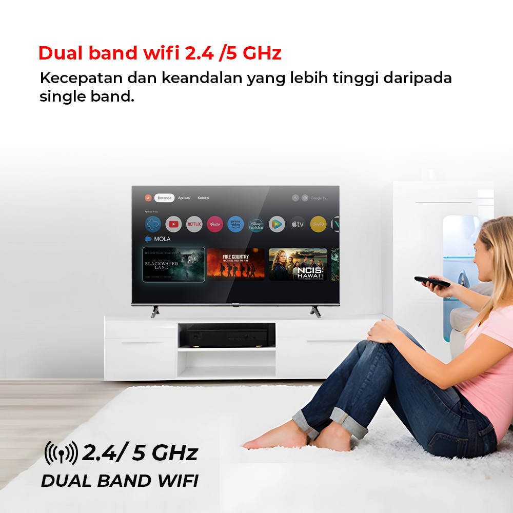 TV LED Polytron 43UG5059 — 43 Inch 4K Ultra HD Smart TV Google TV