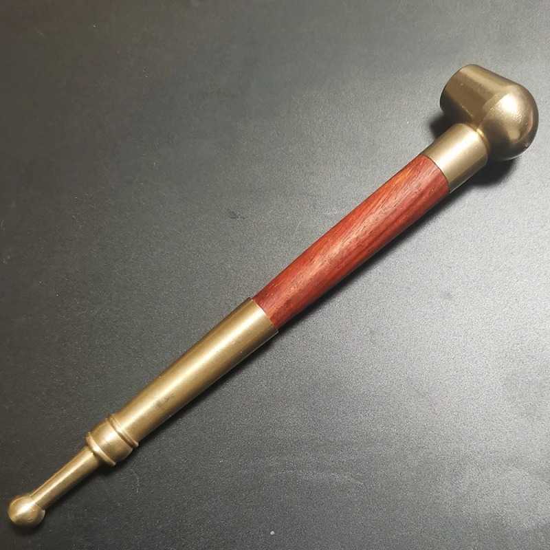 FUMI Pipa Rokok Tobacco Smoking Pipe Metal Straight Chinese Style - TB1