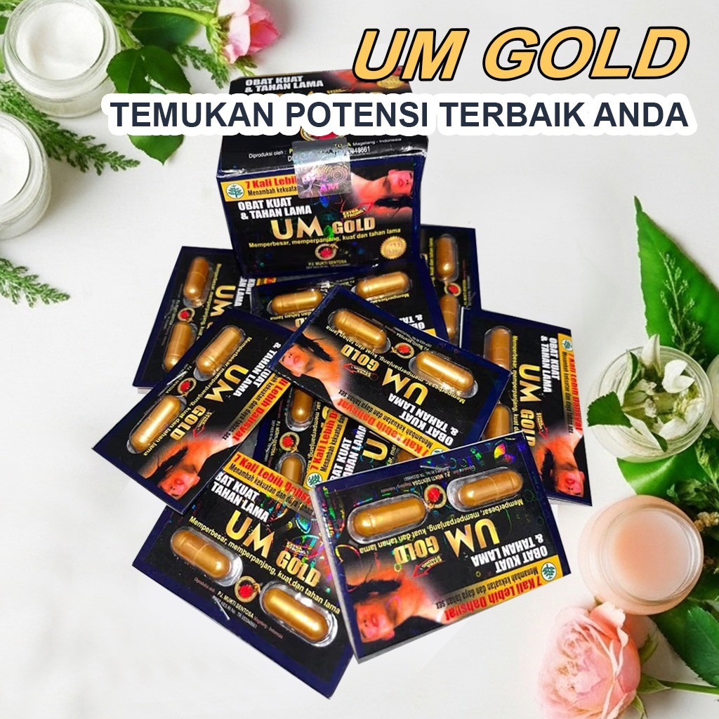 UM GOLD BLISTER KEMASAN BOKS ORIGINAL URAT MADU100% COD