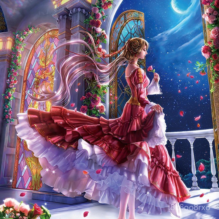 Paper Puzzle1000Adult Stress Relief Children's Educational Cartoon Anime Large Super Difficult Toy C