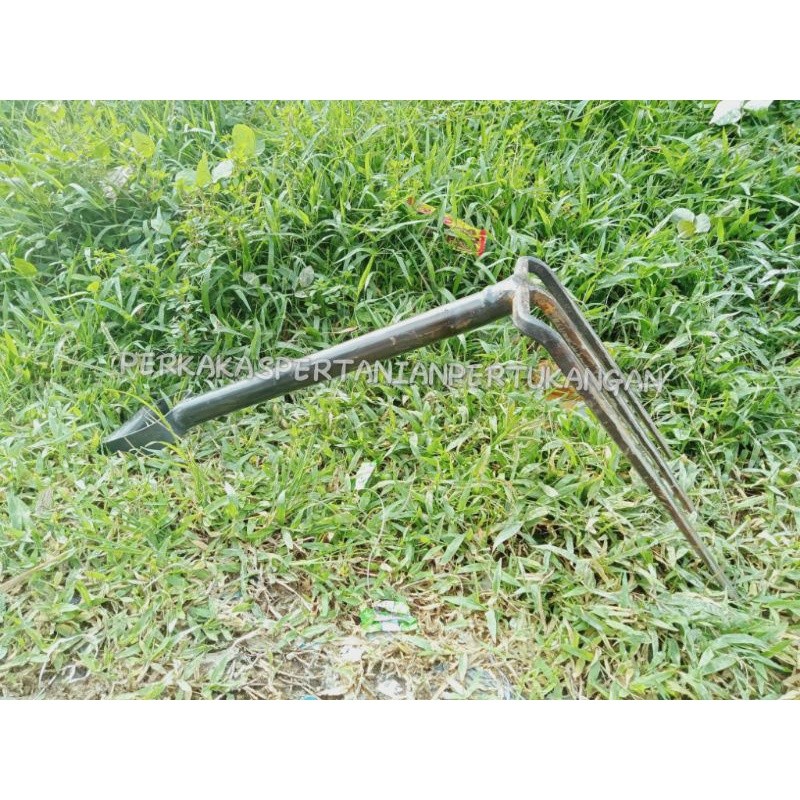 COD Lencek garpu tanah pertanian /garpu pipa/ garpu tanah injak,pertanian,bisa untuk nyangkul juga M