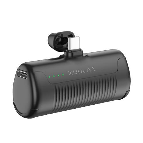 KUULAA KL-YD47 4500mAh Pocket Power Bank Type C - Hitam