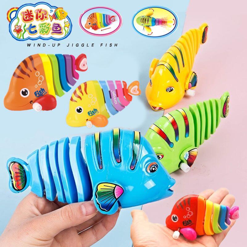 [Store.1234] Mainan Anak Ikan Bergerak/Menggoyang Ekor Mainan Ikan/Mainan Edukasi Bayi.