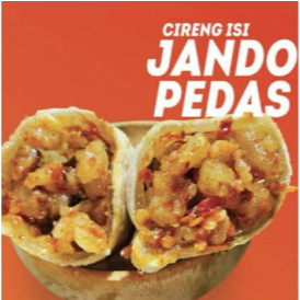 Cireng isi Ayam Suwir Pedas,Jando & Keju 10pcs (Mentah)