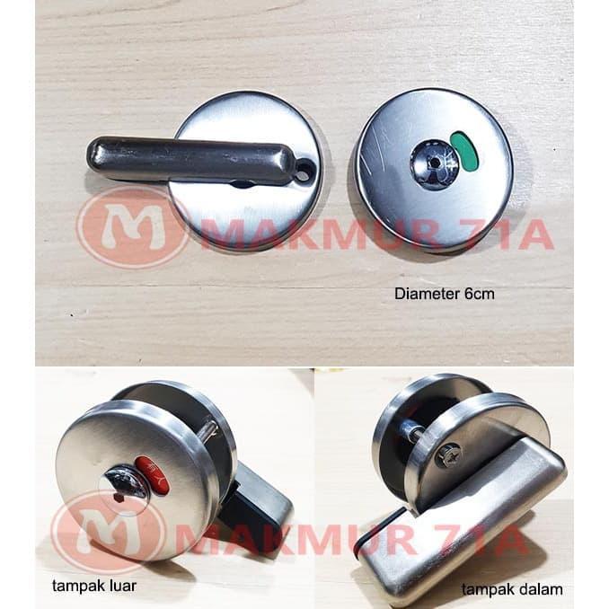 Grendel Kunci Pintu Partisi Toilet Harfit / Grendel Indikator Toilet