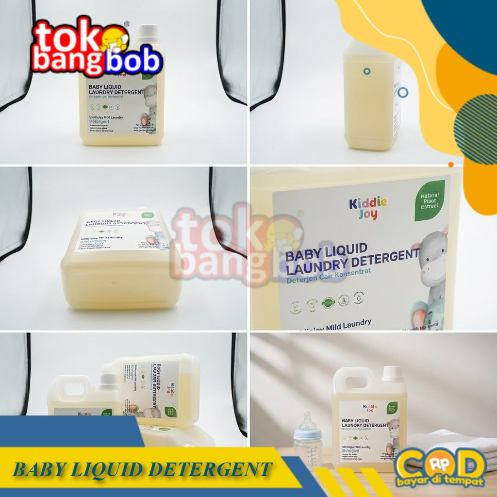 Kiddiejoy Baby Liquid Detergen Bayi / Baby Laundry Detergent Liquid 1000 ml Eco-friendly