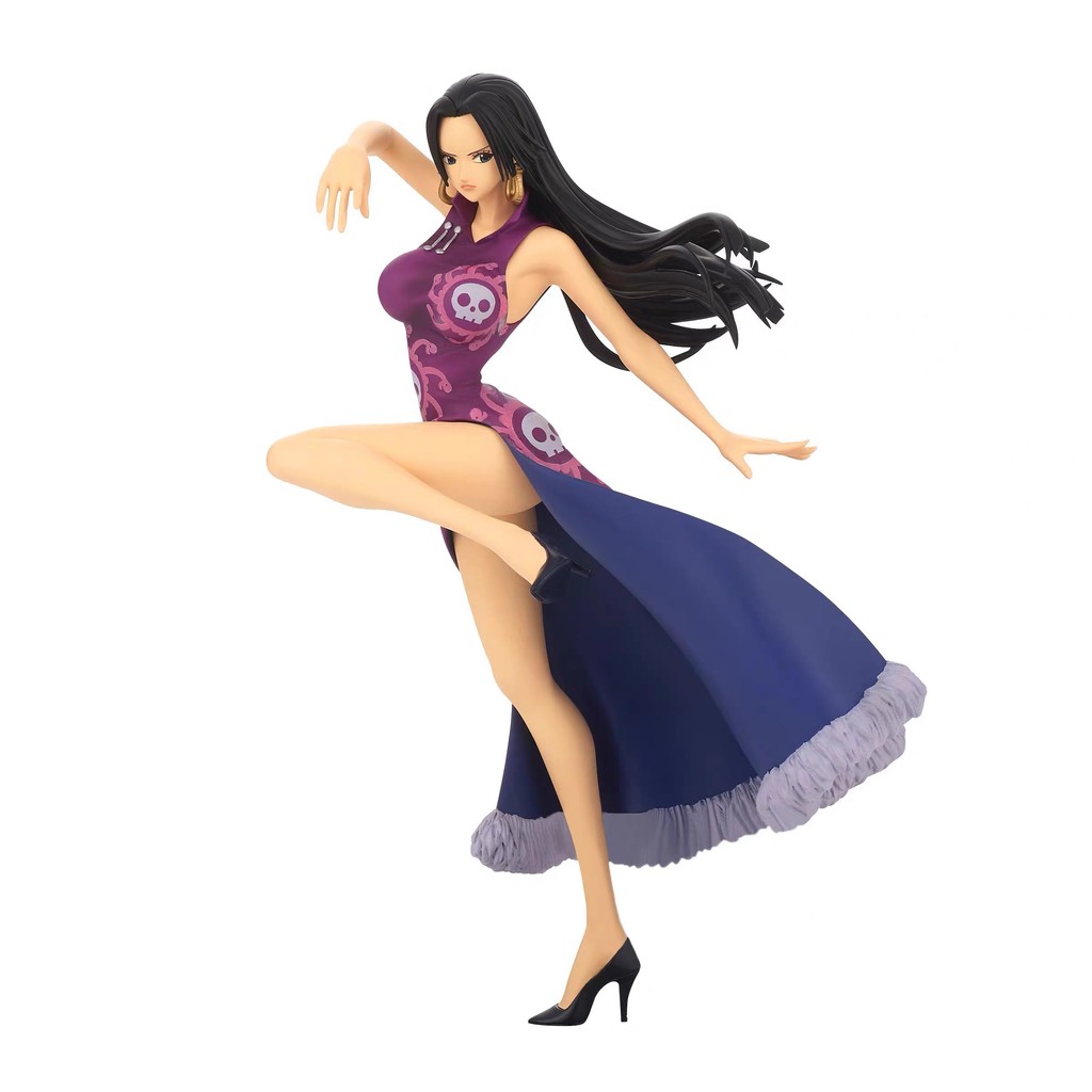 Hot One Piece Anime Boa Hancock Figures Toys GK Snake Princess Action Figure y Cheongsam Girl Doll P